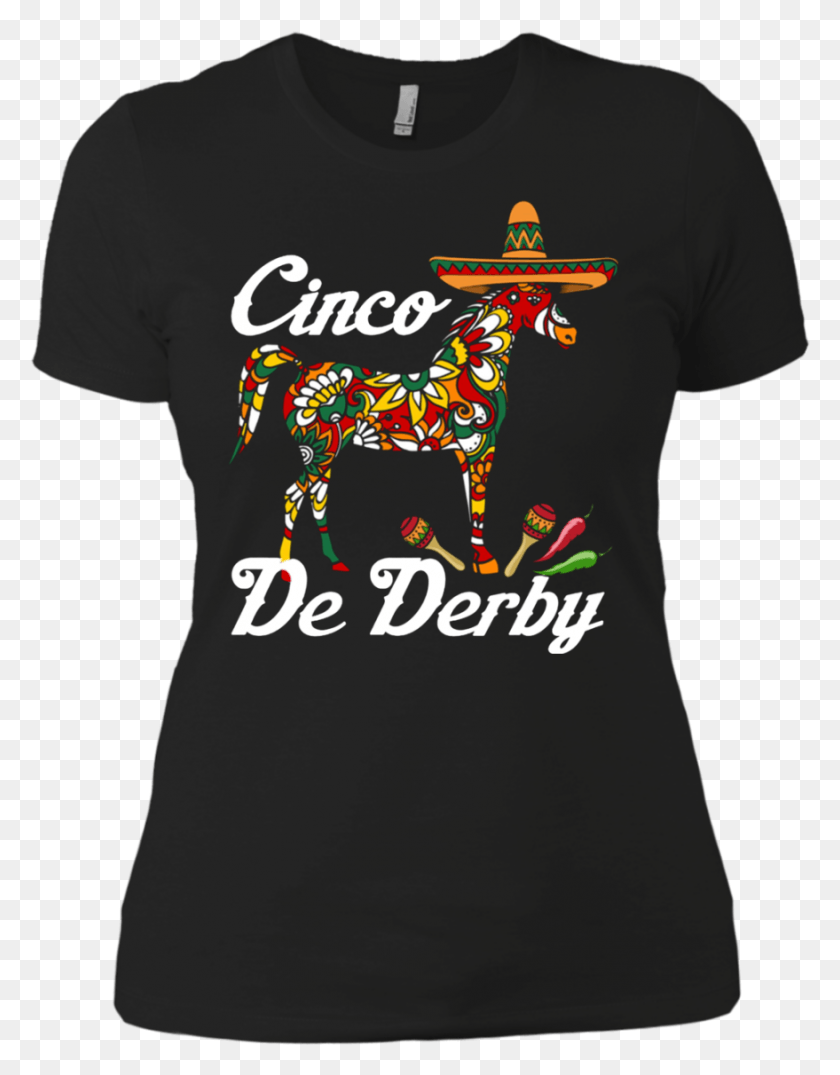 879x1144 Cinco De Derby Shirt Sombrero Hat Mexican Party Racing Shirt, Clothing, Apparel, T-shirt HD PNG Download