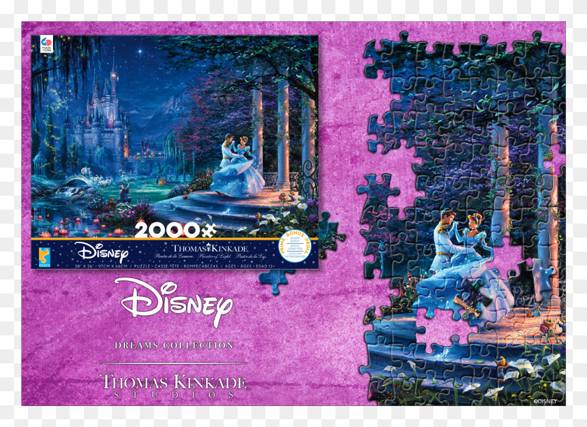 1479x1045 Cinderella 2000 Piece Puzzle From Ceaco Disney, Person, Human, Poster HD PNG Download