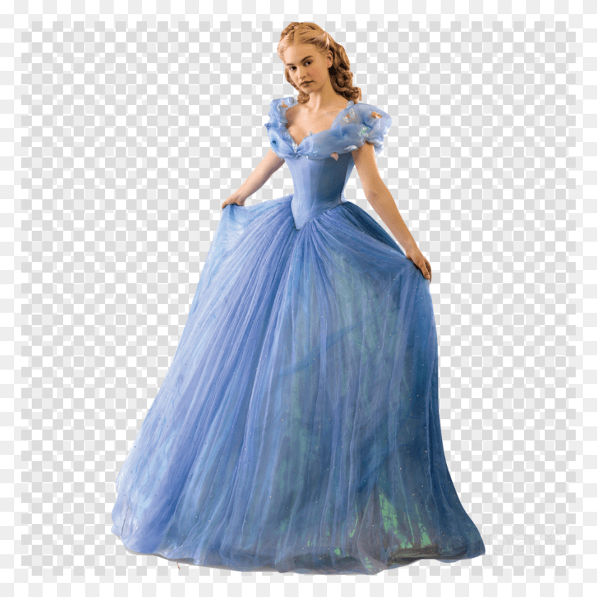 900x900 Cinderella Ball Gown Clipart Ball Gown Dress Cinderella Ball Gown Live Action, Clothing, Apparel, Female HD PNG Download