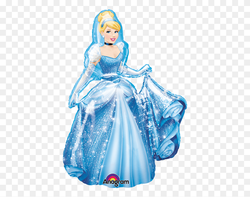 419x601 Cinderella Balloon, Clothing, Apparel, Dress HD PNG Download
