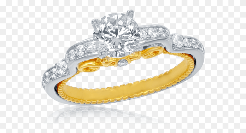 560x395 Cinderella Carriage Bridal Ring In 14k Yellow Gold Aneis Das Princesas Da Disney, Accessories, Accessory, Jewelry HD PNG Download
