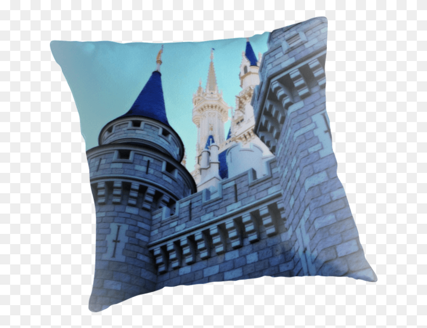 649x585 Cinderella Castle Throw Pillow The Walt Disney Company, Spire, Tower, Architecture HD PNG Download