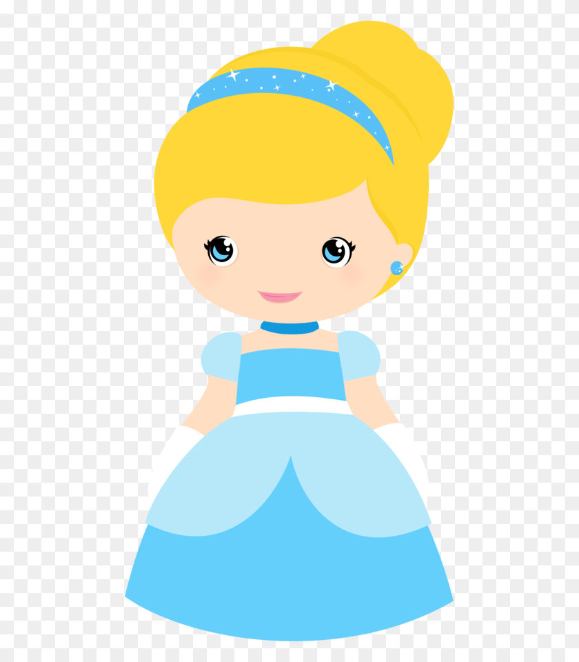 477x900 Cinderella Clipart Head Cenicienta Bebe, Doll, Toy HD PNG Download