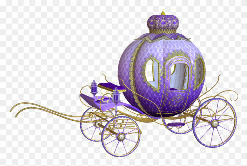 983x636 Cinderella Sticker Carriage, Vehicle, Transportation, Horse Cart HD PNG Download