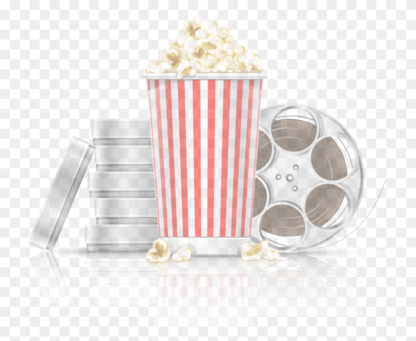 728x629 Cinema Popcorn, Food, Snack HD PNG Download