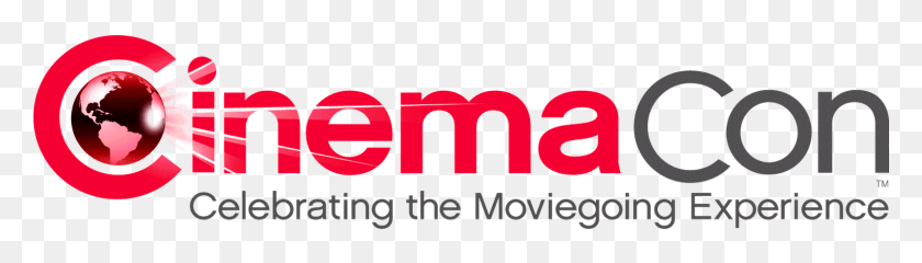 1601x370 Cinemacon Logo National Association Of Theatre Owners, Symbol, Trademark, Text HD PNG Download