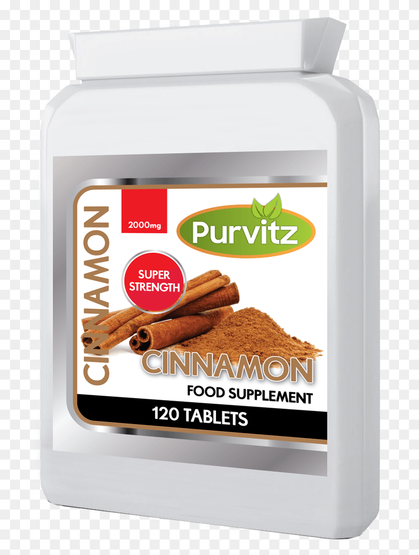 710x1051 Cinnamon 2000mg Weight Loss Blood Sugar Digestive Slimming Saw Palmetto Purvitz, Label, Text, Mailbox HD PNG Download