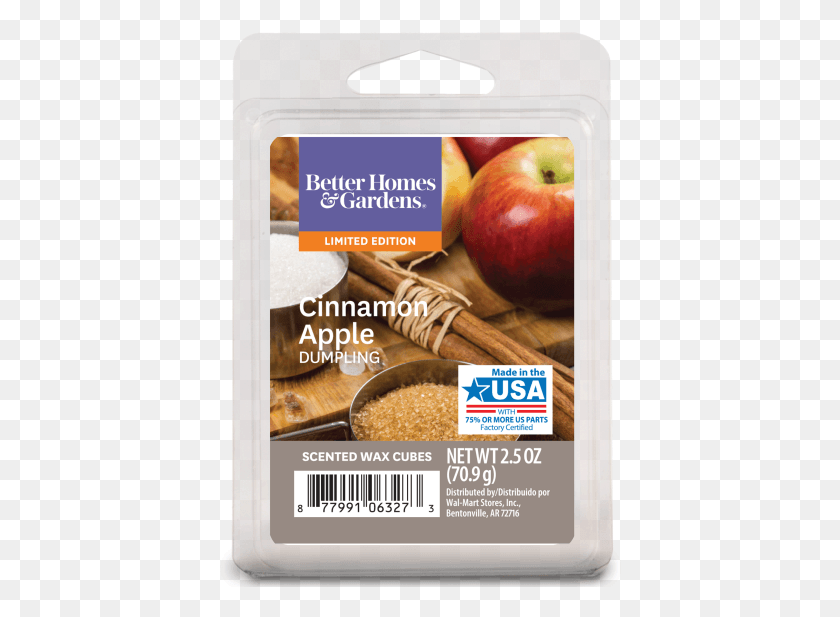 406x557 Cinnamon Apple Dumpling Candle, Fruit, Plant, Food HD PNG Download
