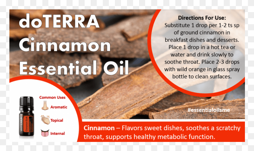 801x451 Cinnamon Doterra, Wood, Plant, Text HD PNG Download