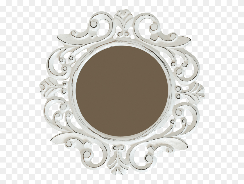 572x574 Circle, Oval, Mirror, Sink Faucet HD PNG Download