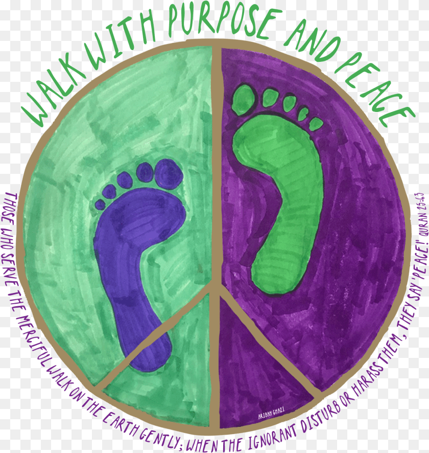 Circle, Footprint, Purple Transparent PNG