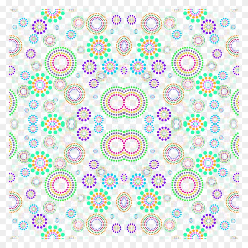 800x800 Circle, Pattern, Doodle HD PNG Download