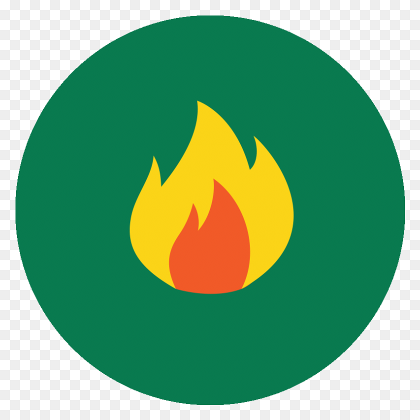 792x792 Circle, Fire, Flame, Light HD PNG Download