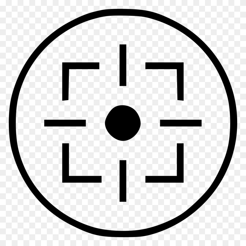 980x980 Circle Cross Gun Hunting Sight Sniper Target Comments Circle, First Aid, Adapter, Plug HD PNG Download