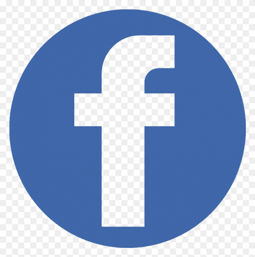 851x860 Circle Fb Logo Sticker Facebook, Cross, Symbol, Number HD PNG Download