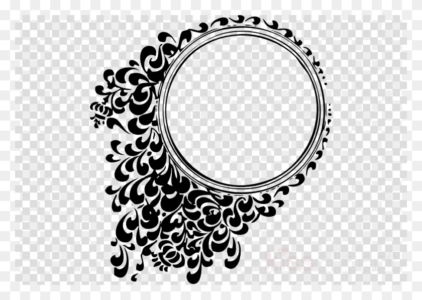 900x620 Circle Frame Clipart Clip Art Wedding Vector Designs, Texture, Rug, Pattern HD PNG Download