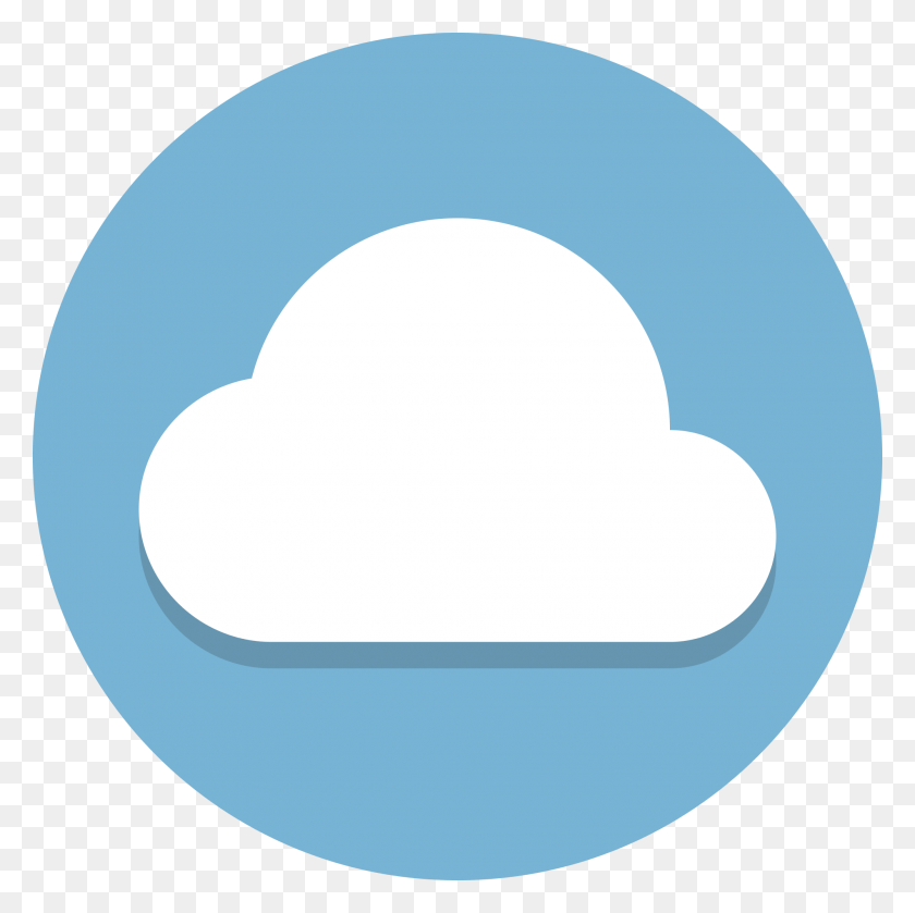 2000x2000 Circle Icons Cloud Beautiful Cloud Icons, Animal, Security HD PNG Download