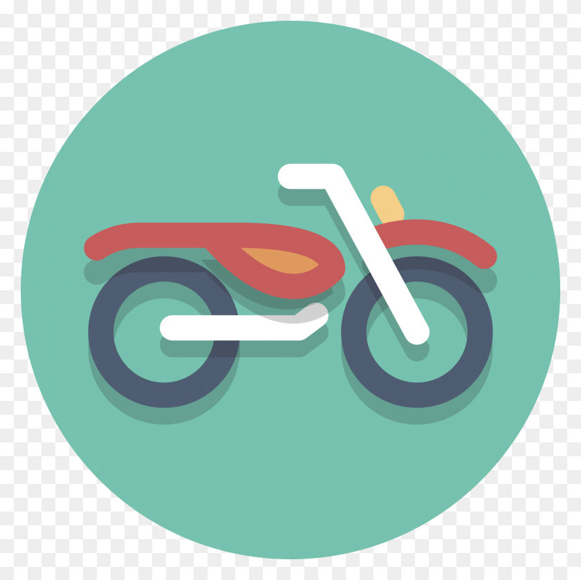 2000x2000 Circle Icons Motorcycle Motorcycle Icon, Sphere, Bowl, Weapon HD PNG Download