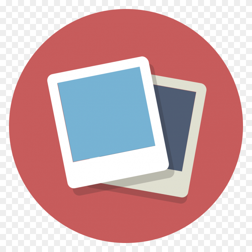 1024x1024 Круг Иконки Полароиды Icone Polaroid, Компьютер, Электроника, Текст Hd Png Скачать