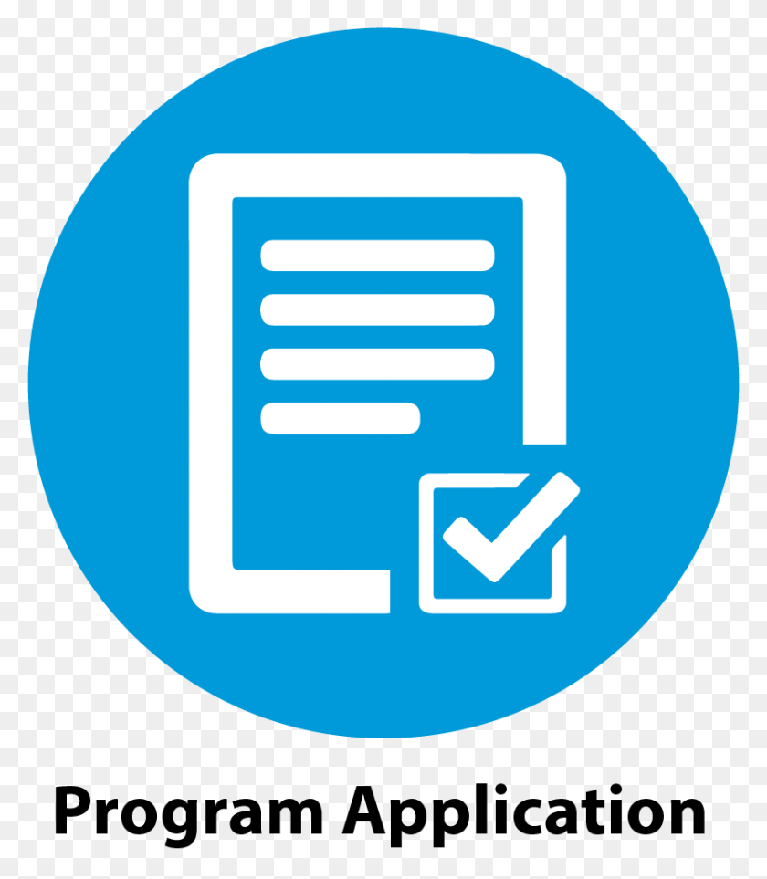 835x967 Descargar Png Circle Itps App Icon Icono Azul Del Programa, Texto, Word, Símbolo Hd Png