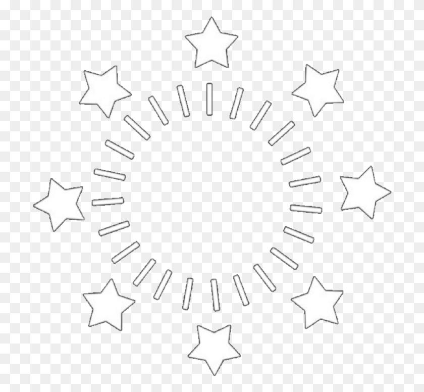 714x716 Circle Of Stars Date Mark, Symbol, Star Symbol, Poster HD PNG Download