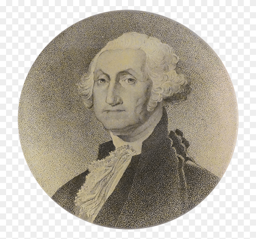 726x724 Circle Picture Of George Washington, Person HD PNG Download