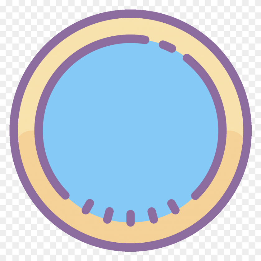 1451x1451 Circle Round Icon Icon, Tape, Frisbee, Toy HD PNG Download