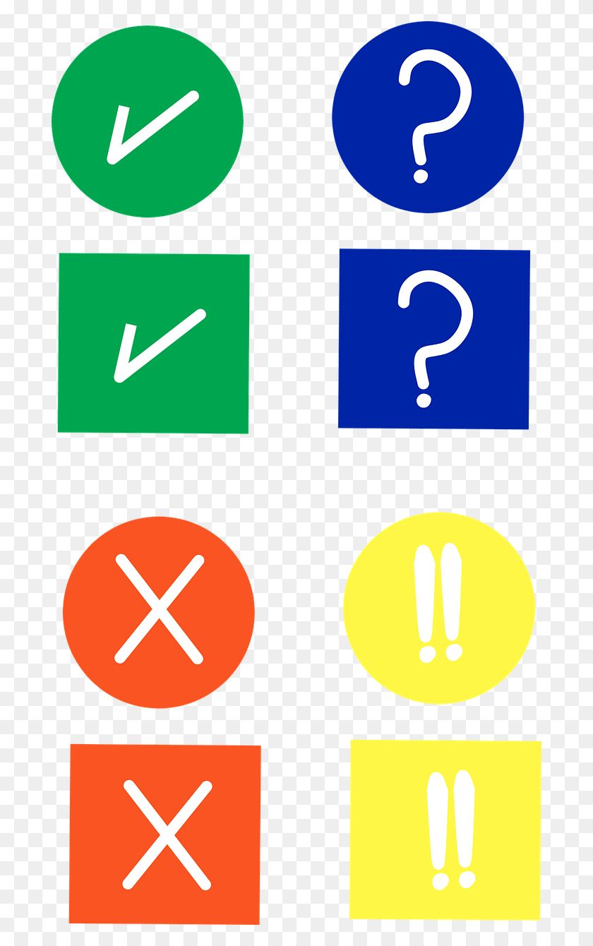 694x1280 Circle Signs Symbol Free Picture Right And Wrong Signs, Text, Number, Electronics HD PNG Download
