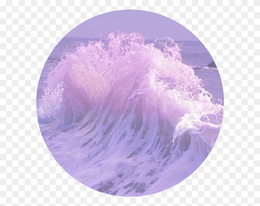 608x608 Круг Tumblr Aesthetic Mar Quotes Remixit Purple Tumblr Grunge, Море, На Открытом Воздухе, Вода Hd Png Скачать