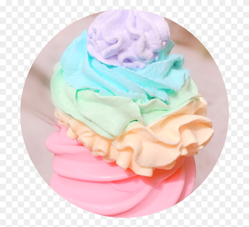 706x706 Circle Tumblr Aesthetic Remixit Crculo Freetoedit Cupcake, Cream, Dessert, Food HD PNG Download