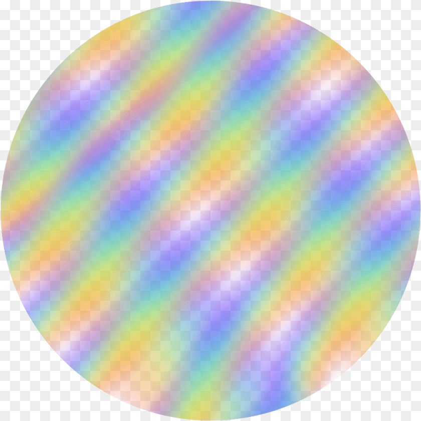 1024x1024 Circle Tumblr Aesthetic Remixit Rainbow Colorful Circle Aesthetic, Sphere, Disk, Pattern Sticker PNG