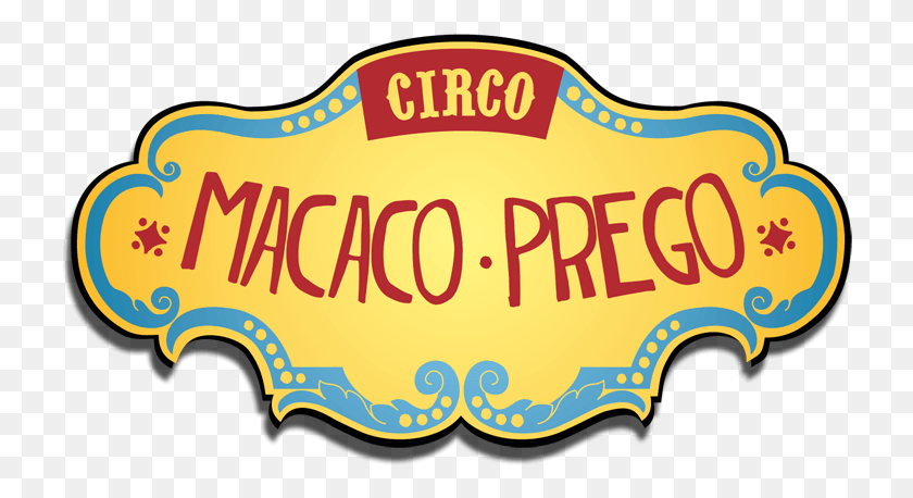 728x398 Circo Macaco Prego Logo Circo, Label, Text, Crowd HD PNG Download