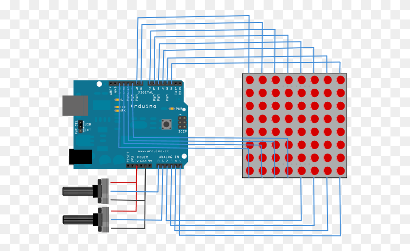 585x455 Circuit Arduino Nano As Programmer, Scoreboard, Electronics, Electronic Chip HD PNG Download