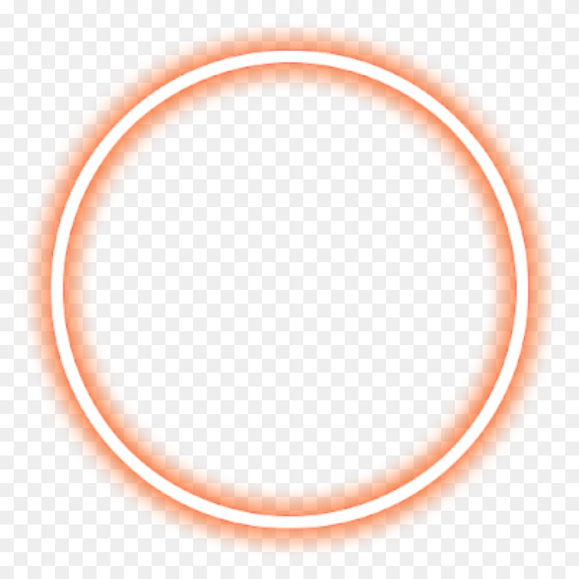 996x995 Circulo Sticker Neon Glow Circle, Moon, Outer Space, Night HD PNG Download