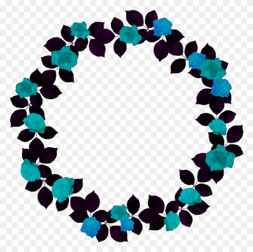 854x854 Circulos Azules Circulos De Flores Azules, Лепесток, Цветок, Растение Hd Png Скачать
