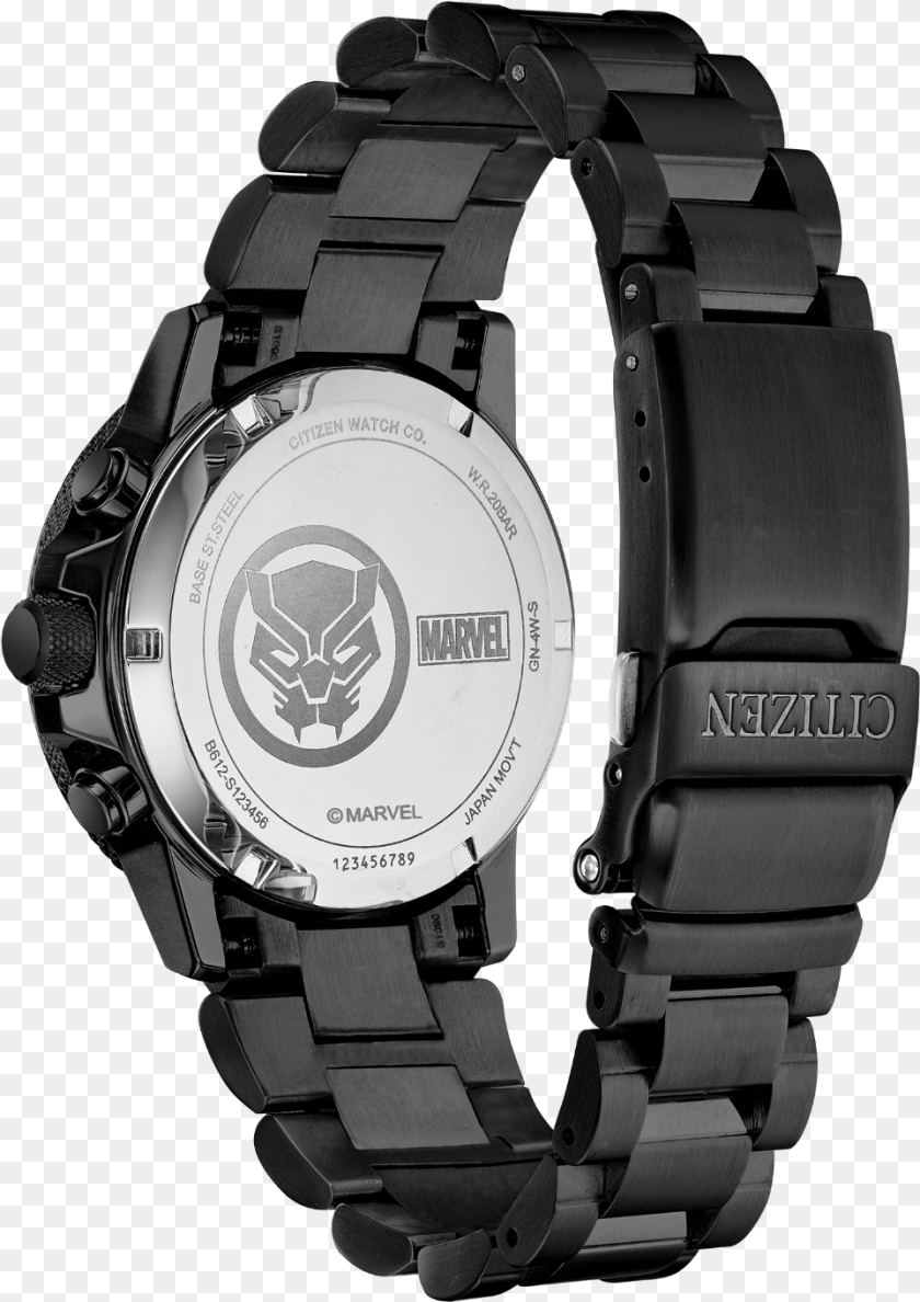 963x1362 Citizen Marvel Black Panther Watch Black Panther Citizen Watch, Arm, Body Part, Person, Wristwatch Transparent PNG