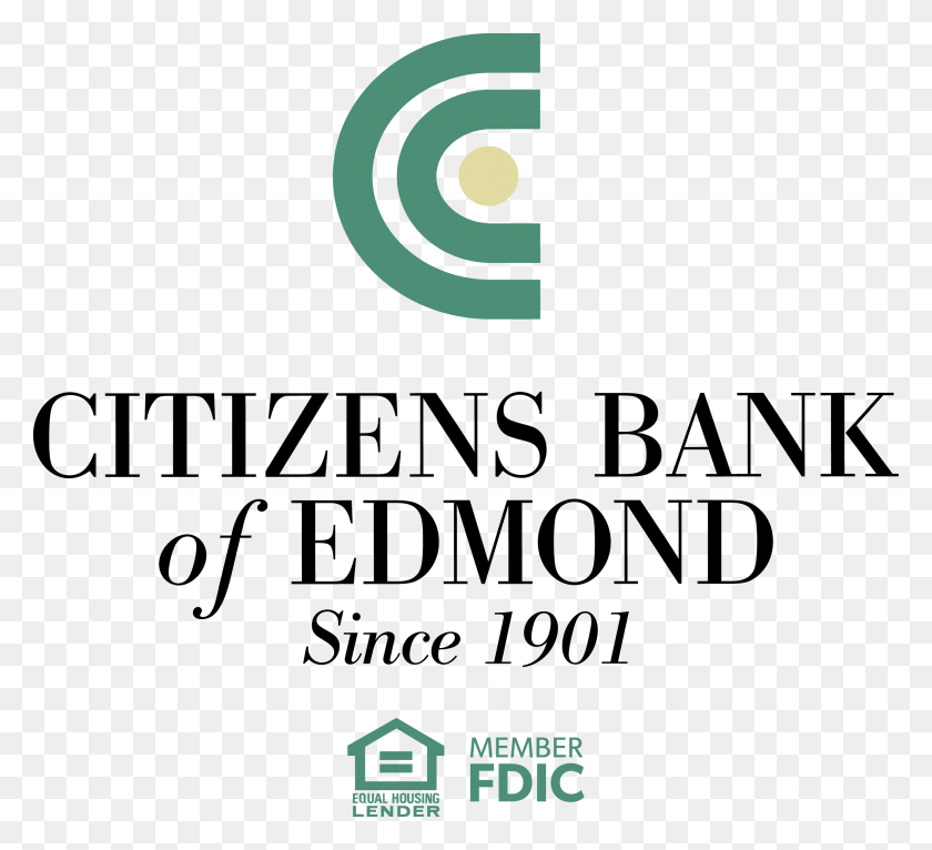 2578x2336 Citizens Bank Of Edmond, Text, Logo, Symbol HD PNG Download