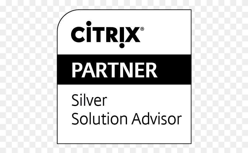 458x458 Descargar Png Citrix Silver Solution Advisor Partner Logo, Texto, Rostro, Ropa Hd Png