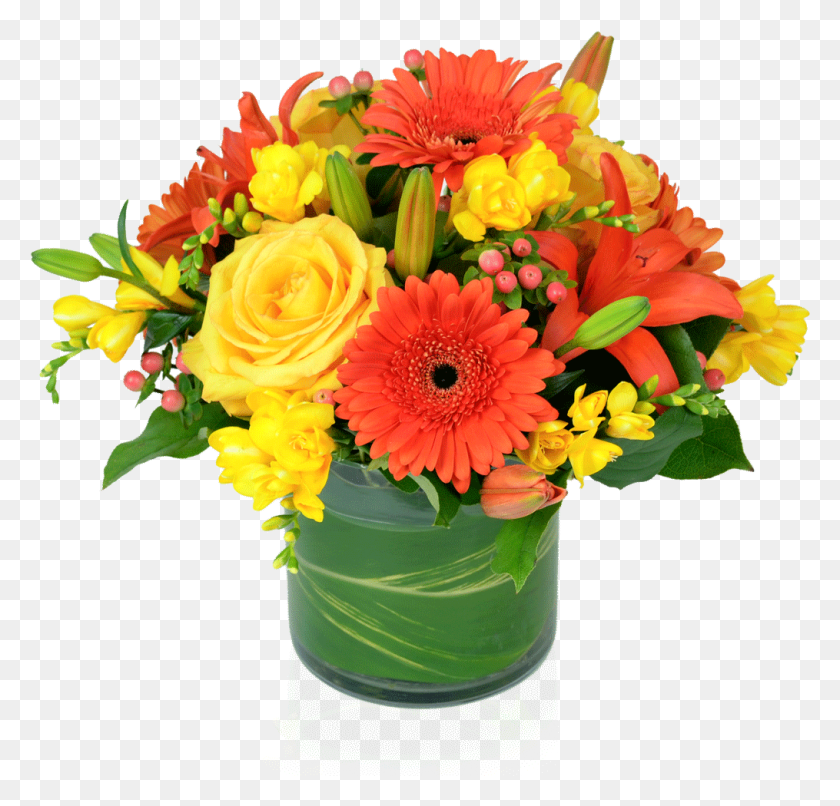 1015x972 Citrus Splash Bouquet, Plant, Flower, Blossom HD PNG Download