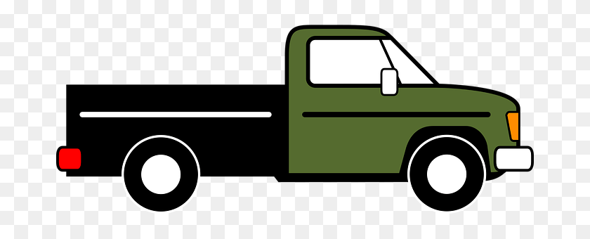 City Pickup Truck, Transportation, Truck, Vehicle Sticker PNG
