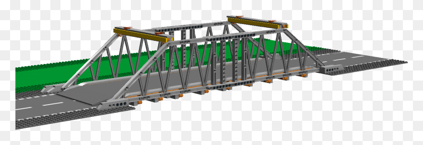 1354x397 City Bridge Transparent Image Lego City Road Plate, Building, Shipping Container, Transportation HD PNG Download