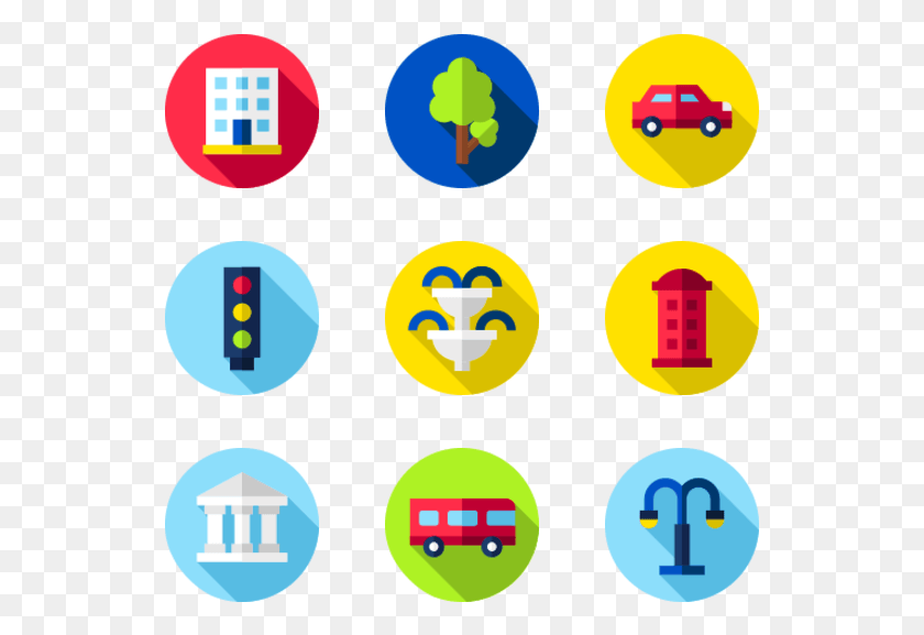 541x517 City Elements Circle, Text, Symbol, Pac Man HD PNG Download