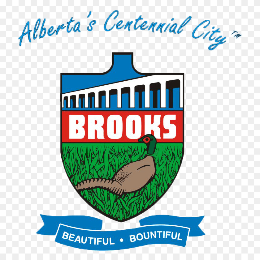 725x781 City Of Brooks Logo City Of Brooks Logo, Bird, Animal, Text HD PNG Download