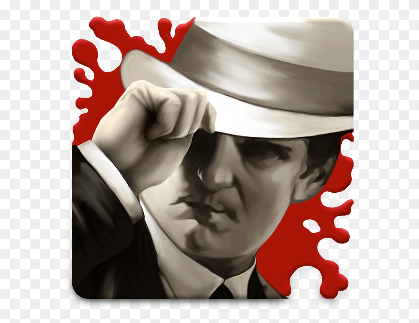 583x588 City Of Gangsters 12 Omerta City Of Gangster Icon, Hat, Clothing, Apparel HD PNG Download