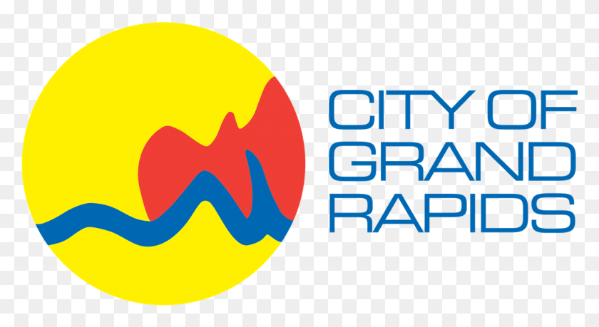1201x615 City Of Grand Rapids Michigan Logo Grand Rapids Mi Logo, Goggles, Accessories, Accessory HD PNG Download