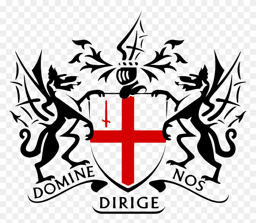 1997x1722 Логотип Корпорации Лондонского Сити, Символ, Крест, Распятие Hd Png Скачать