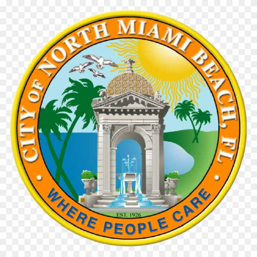 804x805 City Of North Miami Beach Fl Logo, Symbol, Trademark, Badge HD PNG Download