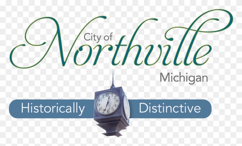 1075x618 City Of Northville Logo, Analog Clock, Clock, Clock Tower HD PNG Download