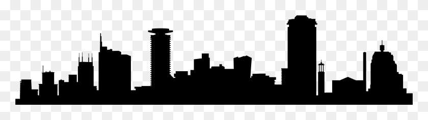 4689x1064 City Skyline 01 Nairobi City Art, Gray, World Of Warcraft HD PNG Download