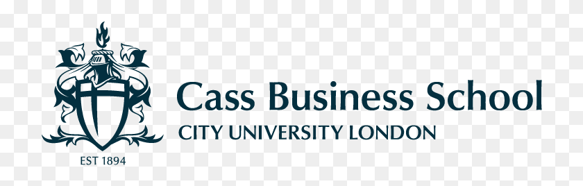 722x208 City University Understood That Student Applications Cass Business School Crest, Text, Alphabet, Face HD PNG Download